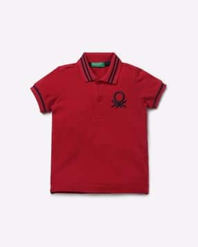 united colors of benetton Polo T-shirt with Contrast Tipping-picture-45
