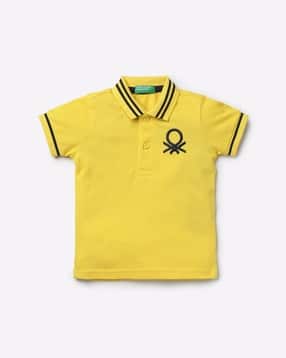 united colors of benetton Polo T-shirt with Contrast Tipping-picture-23