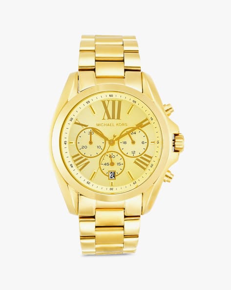 Buy Michael Kors Women Bradshaw Chronograph Watch MK5605I Gold
