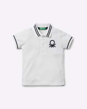 united colors of benetton Polo T-shirt with Contrast Tipping-picture-15