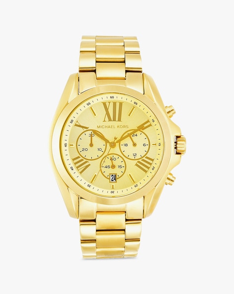 Buy Michael Kors MK5605 Chronograph Watch | Gold Color Women | AJIO LUXE