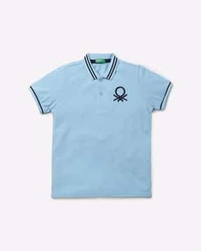 united colors of benetton Polo T-shirt with Contrast Tipping-picture-14