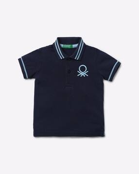 united colors of benetton Polo T-shirt with Contrast Tipping-picture-37