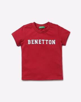 united colors of benetton Brand Print Round-Neck T-shirt-picture-29