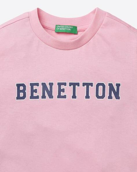 Buy Pink Tshirts for Boys BENETTON UNITED by OF Online COLORS