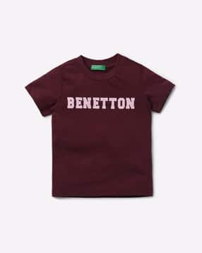 united colors of benetton Brand Print Round-Neck T-shirt-picture-48