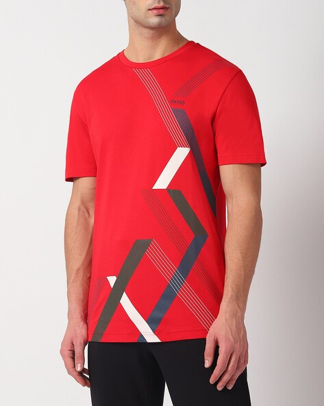 Bright crimson color clearance shirt