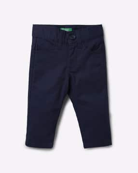 united colors of benetton Flat-Front Trousers with Insert Pockets-picture-53