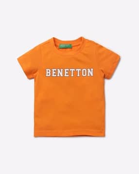 united colors of benetton Brand Print Round-Neck T-shirt-picture-25