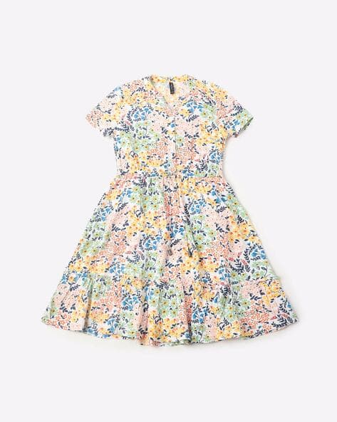 girls fit and flare dress