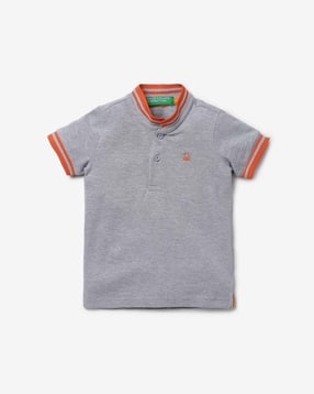 united colors of benetton Polo T-shirt with Contrast Tipping-picture-49