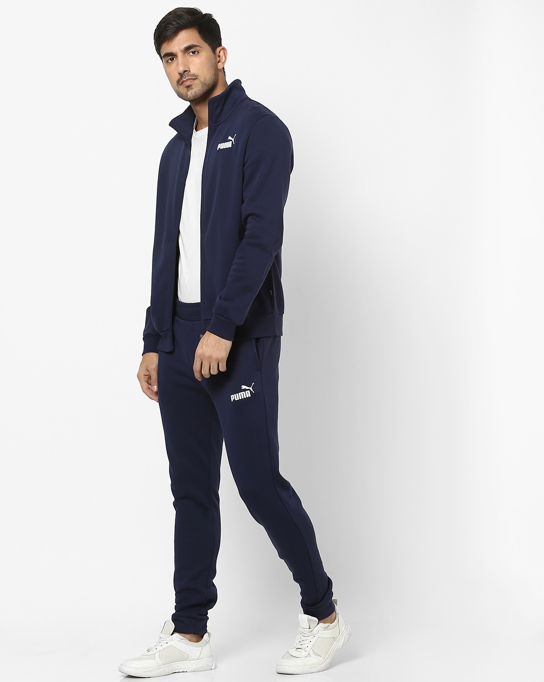 Puma tracksuit store navy blue