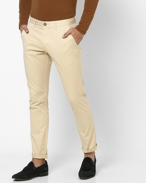 Men's Slim Fit Chino Trouser - Stone Beige – Merchant Marine
