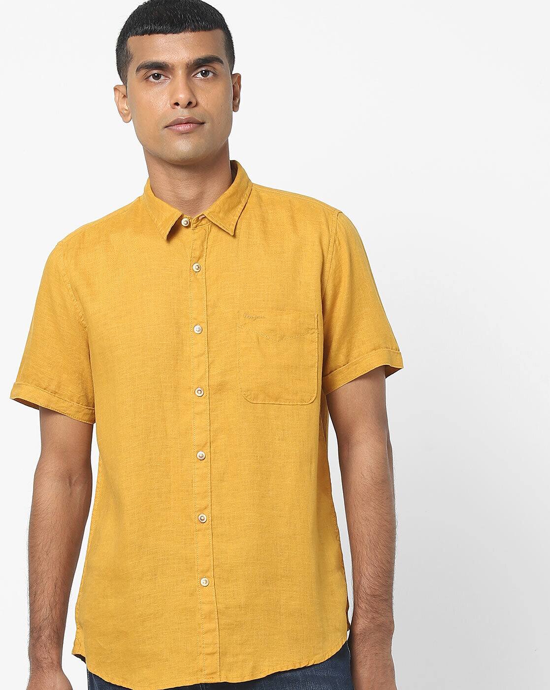 Buy Yellow Shirts for Men by Pepe Jeans 