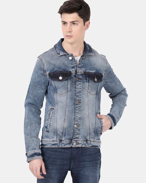 jeans biker jacket