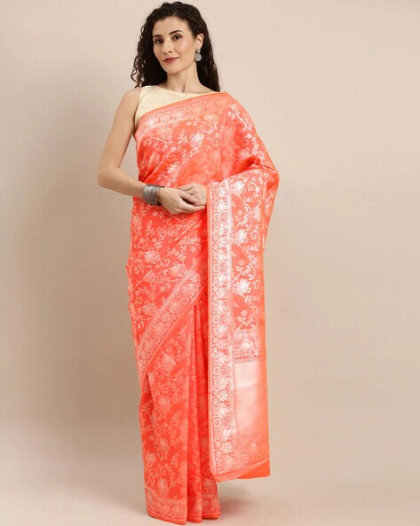 Buy Now Peach Color Sequence Worked Party Wear Georgette Saree – Shopgarb  Store