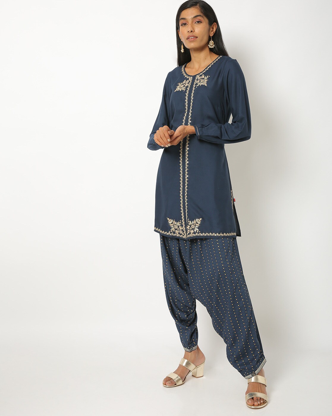 Buy Blue Kurta Suit Sets for Women by W Online | Ajio.com
