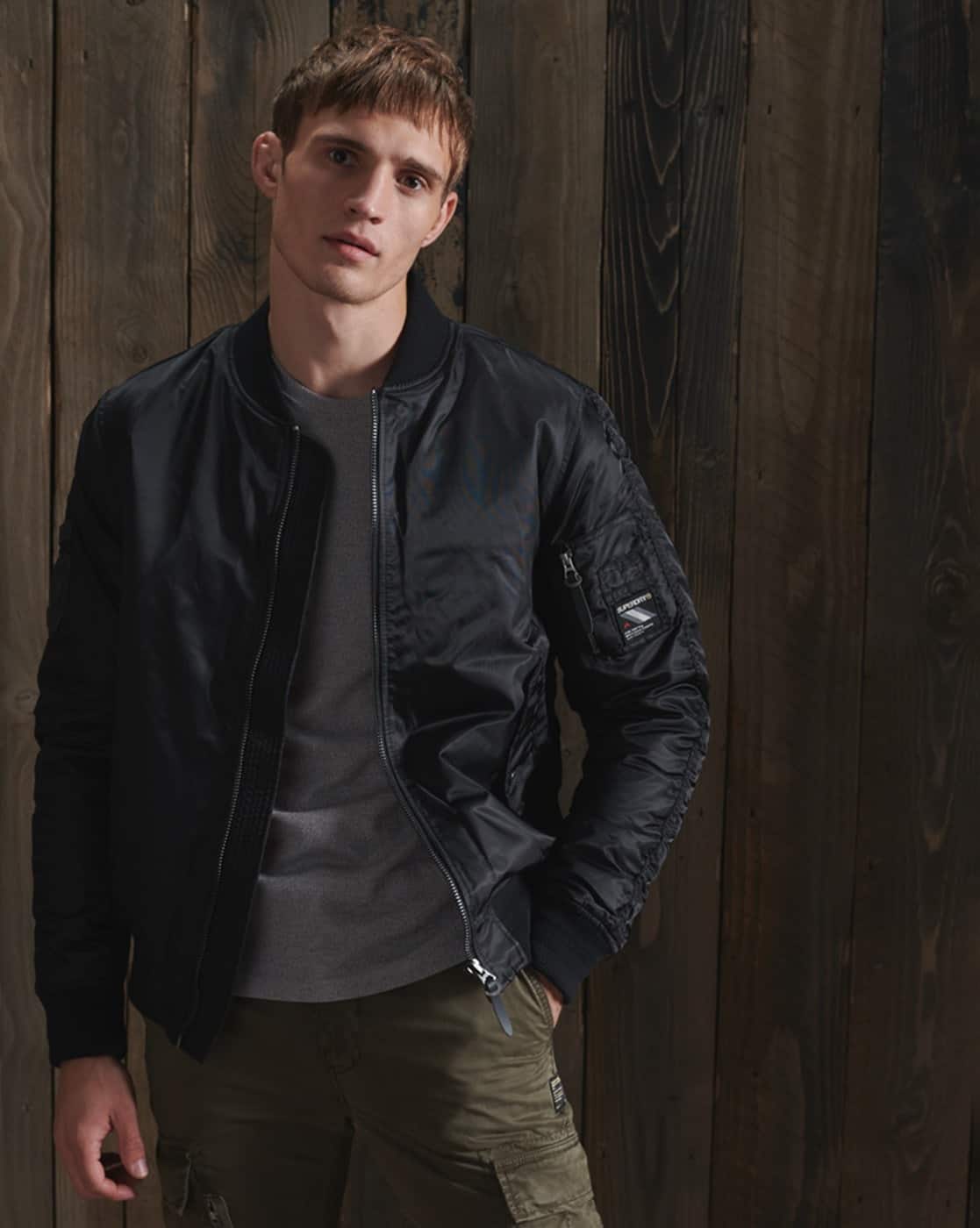 nylon flight jacket