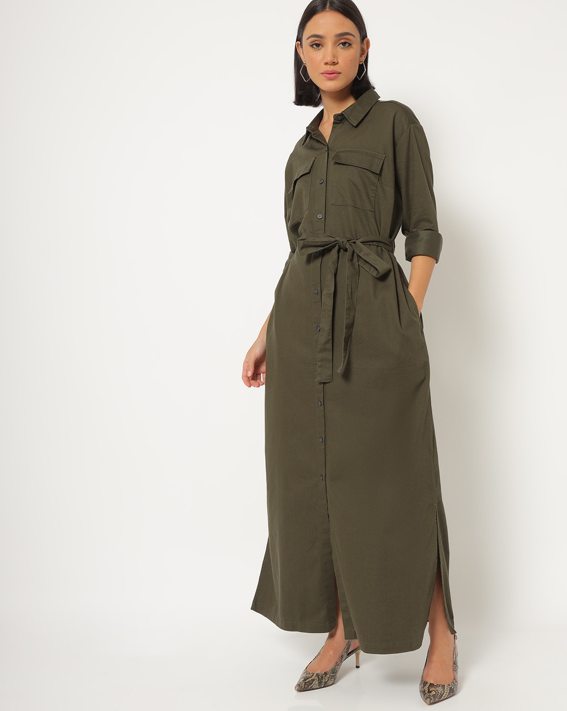 Olive Green Dresses for Women by GAP ...