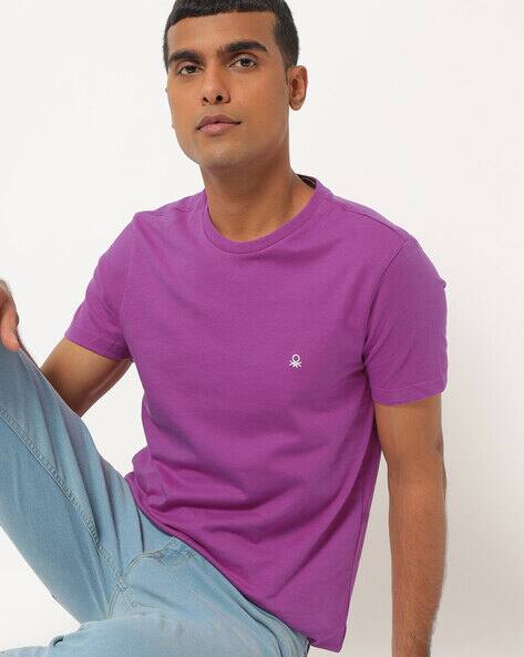 UNITED COLORS OF BENETTON Slim Fit Crew-Neck T-shirt