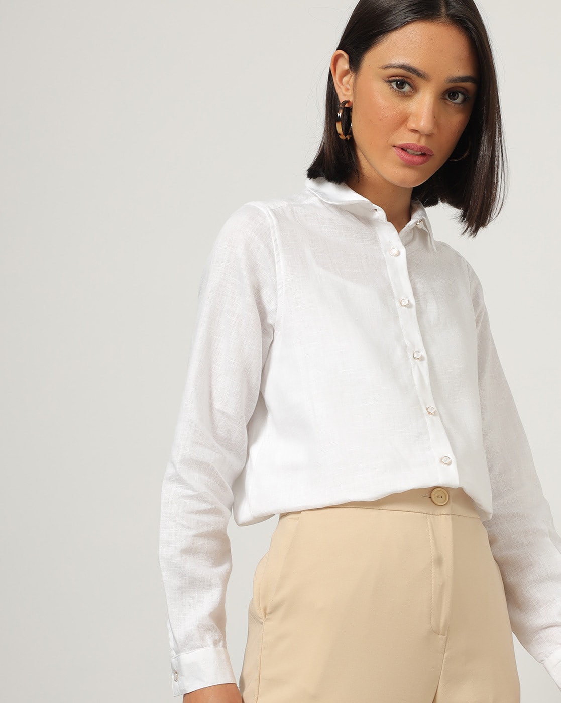 Buy White Shirts for Women by Outryt Online