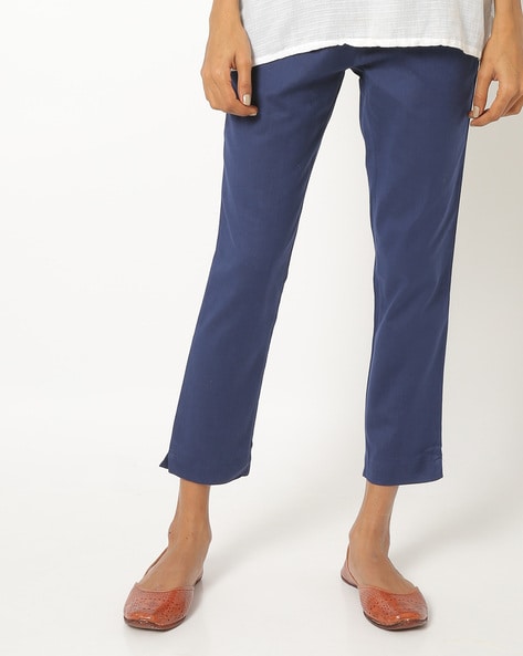 Ankle-Length Pants with Insert Pocket Price in India