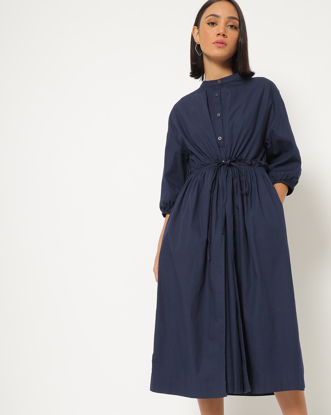 shirt dress navy