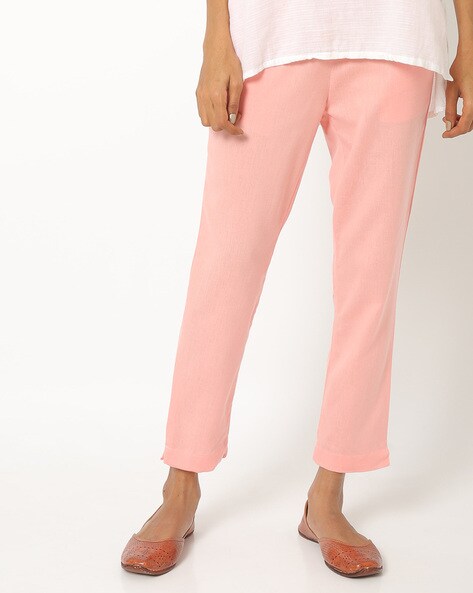 Ankle-Length Pants with Insert Pocket Price in India