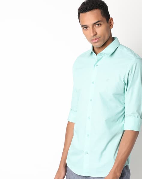 UNITED COLORS OF BENETTON Slim Fit Cotton Formal Shirt
