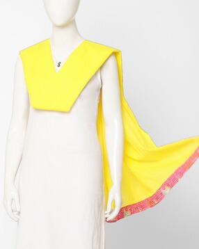 rangriti Yellow Cotton Dupatta-picture-21