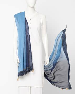 rangriti Navy Blue Art Silk Dupatta-picture-51