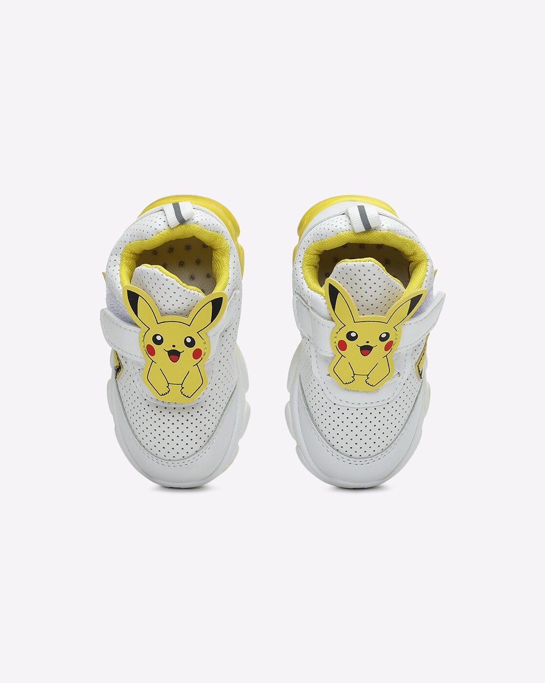 yellow velcro shoes