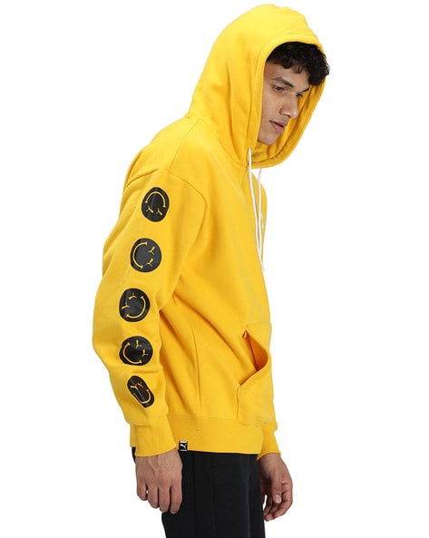puma yellow hoodie
