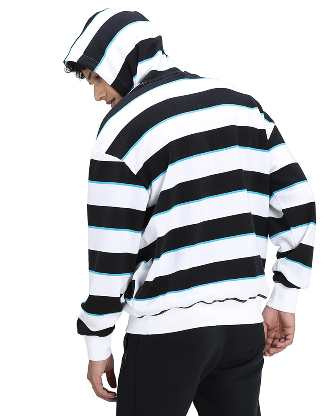 Puma sale striped hoodie