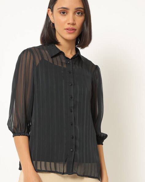 Buy Black Shirts for Women by Fig 