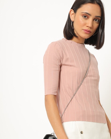 Buy Ribbed Tops For Women Online In India At Best Price Offers