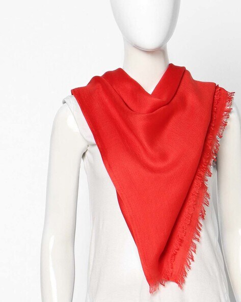 Stole with Frayed Hems Price in India