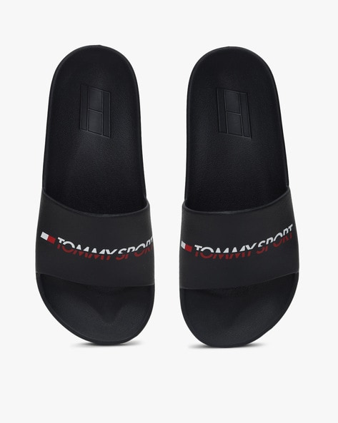 At accelerere gele Række ud Buy Black Flip Flop & Slippers for Men by TOMMY HILFIGER Online | Ajio.com