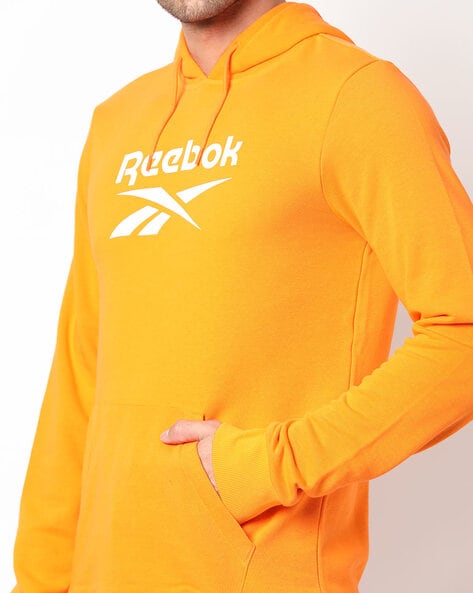 Orange reebok cheap sweatshirt