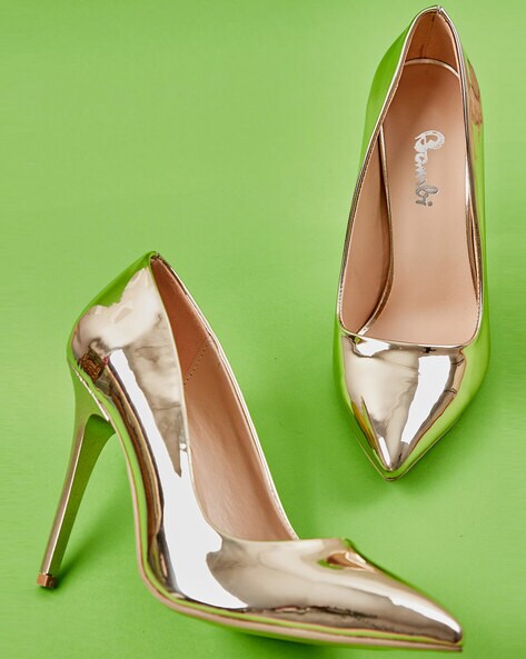 Cheap shop gold pumps