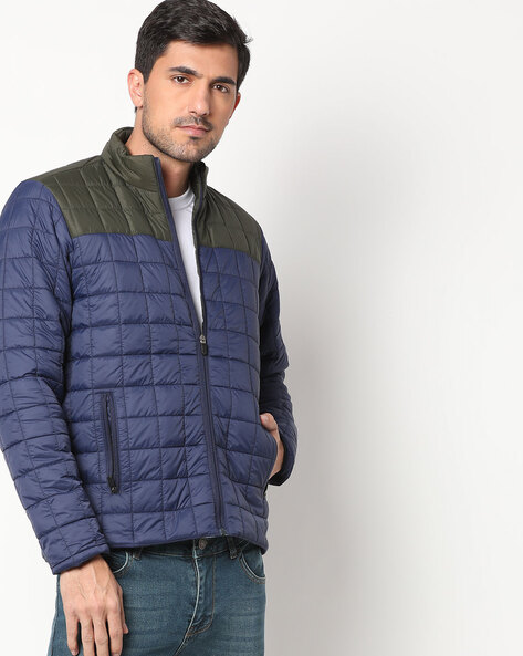 Buy WILD WEST Mens Winter Zipper Jackets (A11) (S, Blue) at Amazon.in