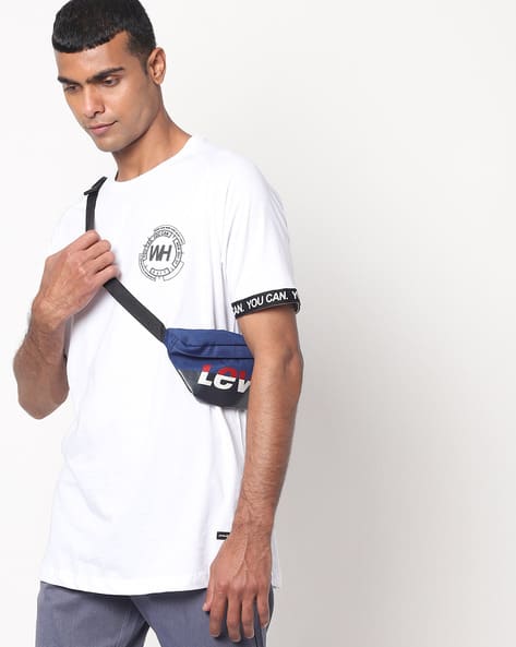 longline crew neck t shirt