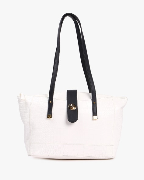 Hidesign White Leather Bag Purse