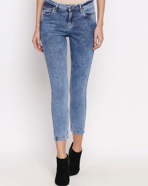 Pantaloons Junior Girls Regular Fit Blue Jeans - Selling Fast at Pantaloons .com