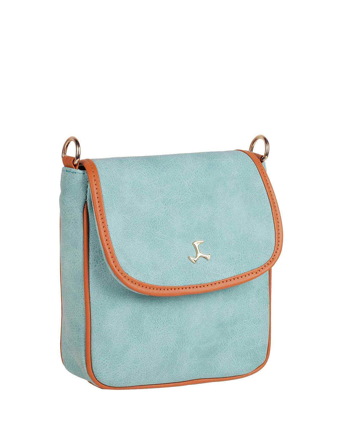 Buy Mochi Women Solid Light Blue Handbags Online