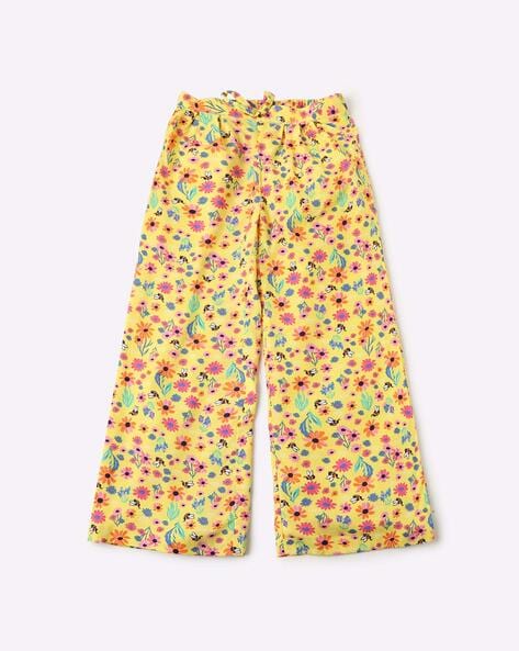 Buy Yellow Trousers & Pants for Girls by KG FRENDZ Online