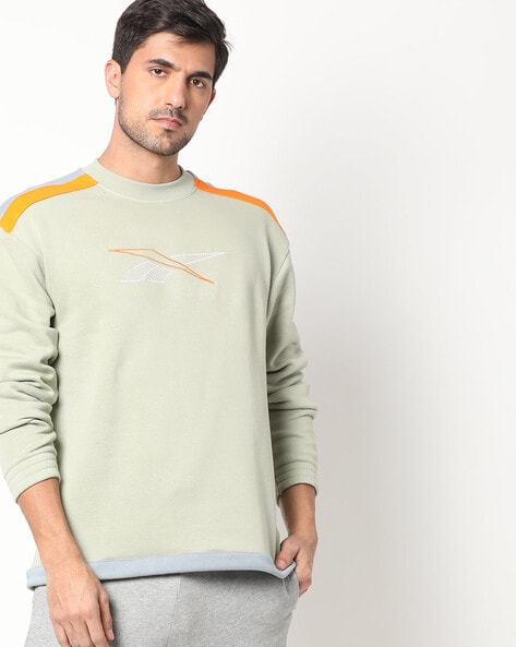 reebok classic sweatshirt mens grey