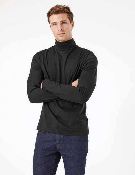 Buy Black Tshirts for Men by Marks 