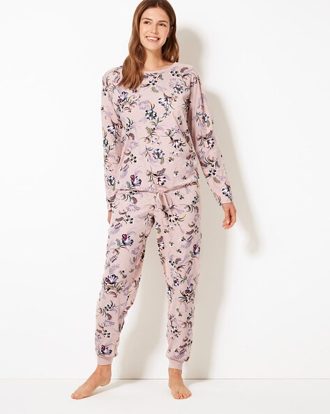 marks and spencer ladies night suits