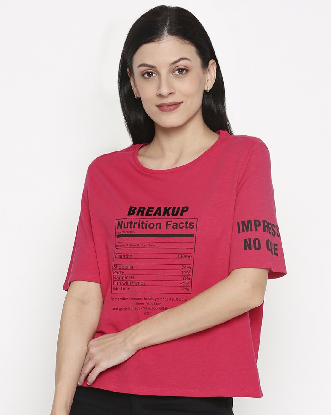 Buy Pink Tshirts for Women by People by Pantaloons Online